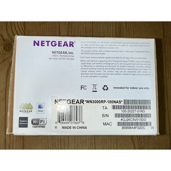 NETGEAR N300 WiFi Range Extender EX2700 Signal Booster up to 300 Mbps - Open Box - Picture 4 of 4